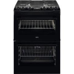 Aeg CKX6540ACB Dual fuel 60cm Double Oven