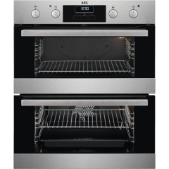 AEG DUB331110M 59.4cm Built In Electric Double Oven - Stainless