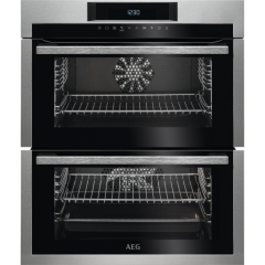 AEG DUE731110M 59.4cm Built In Electric Double Oven - Stainless Steel