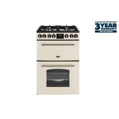Belling 444411814 Farmhouse 60Cm Dual Fuel Mini Range - Cream