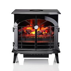 Dimplex BRG20 Burgate Optimyst Fire Glossy Black