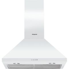 Hotpoint PHPC6.5FLMX Narrow Hood 60cm Chimney in White