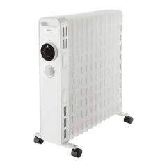 Igenix IG2625 2.5Kw Oil Fillled Radiator - White