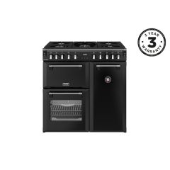 Stoves 444411850 Richmond 90Cm Dual Fuel Range Cooker - Black