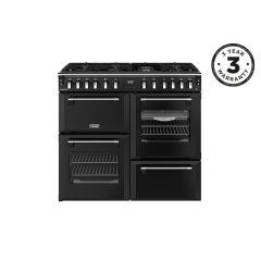 Stoves 444411856 Richmond 100Cm Dual Fuel Range Cooker - Black