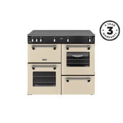Stoves 444411860 Richmond 100Cm Electric Induction Range Cooker - Cream