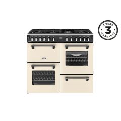 Stoves 444411872 Richmond Deluxe 100cm Dual Fuel Range Cooker - Cream