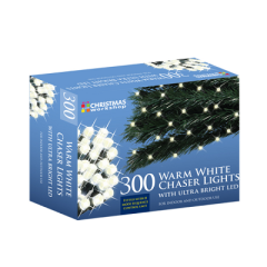 The Christmas Workshop 71950 300 Led Mains Warm White Chaser Lights
