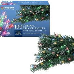 The Christmas Workshop X77270 100 Led String Chaser Multi