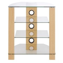 Ttap TVS1010 Light Oak 4 Shelf Hifi Stand