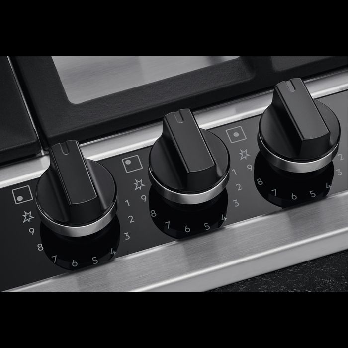 AEG HGB64420YM 60cm Gas Hob - Stainless Steel