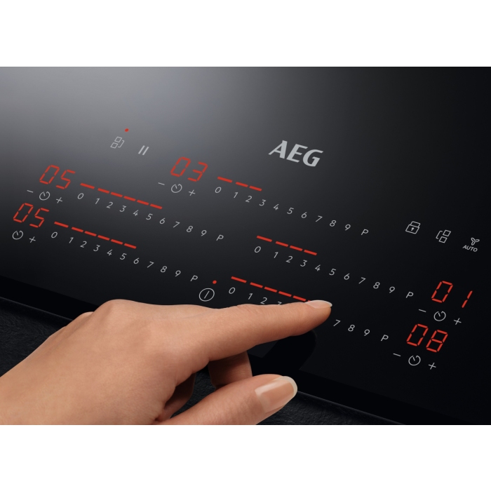 AEG IKS8575XFB 78cm Induction Hob - Black