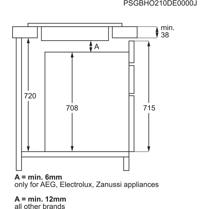 AEG IKS8575XFB 78cm Induction Hob - Black