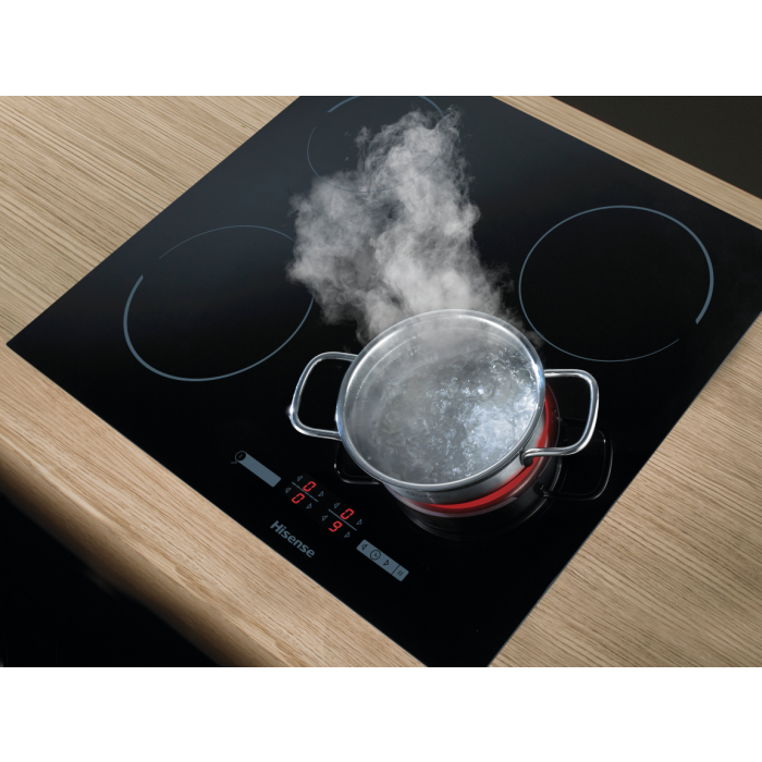 Hisense E6431C 59.5cm Ceramic Hob - Black