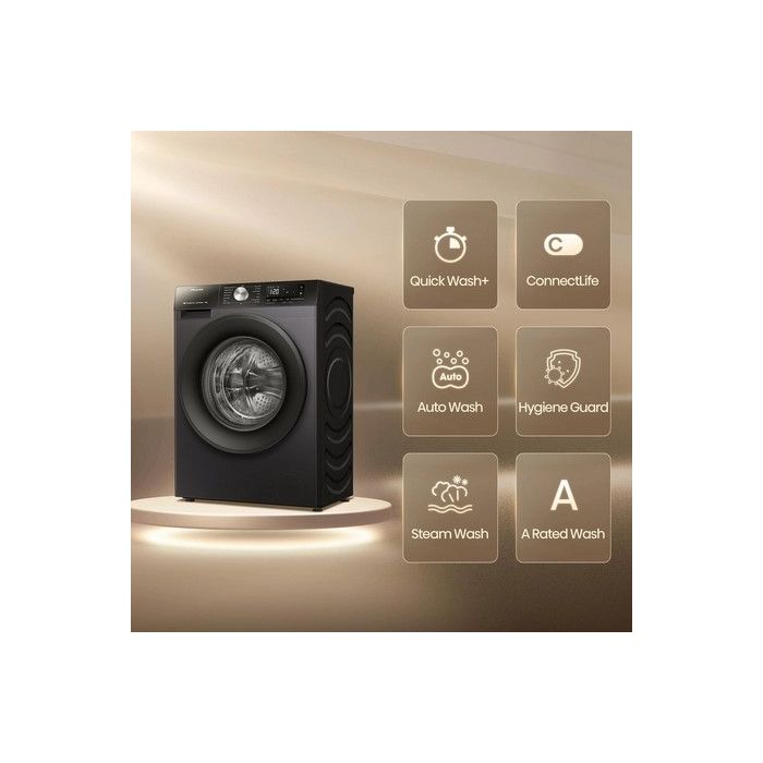 Hisense WF3S8043BB3 8kg 1400 Spin Washing Machine - Black