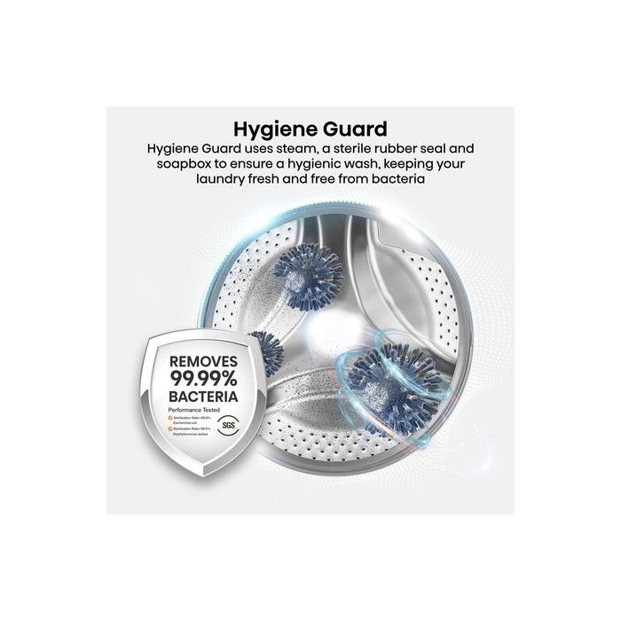 Hisense WF5I9043BWFS 9kg 1400 Spin Washing Machine - White