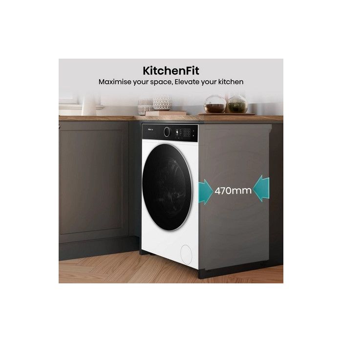 Hisense WF5I9043BWFS 9kg 1400 Spin Washing Machine - White