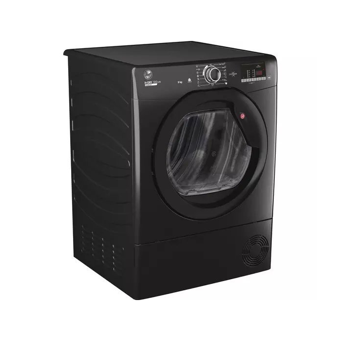 Hoover HLE C9DGB HLEC9DGB-80 9kg Tumble Dryer - Black
