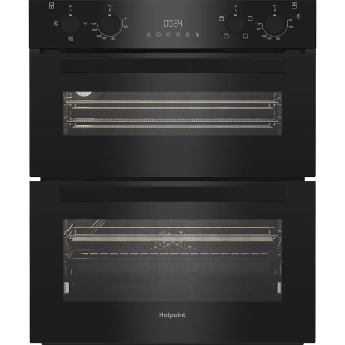 Hotpoint DUH12G1B Built Under Electric Fan Double Oven - Black