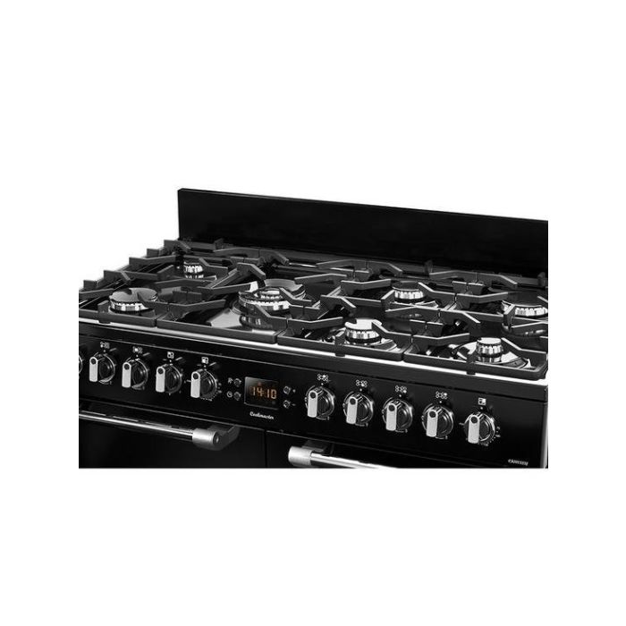 Leisure CK100F232K 100cm Dual Fuel Range Cooker with Seven Gas Burners - Black