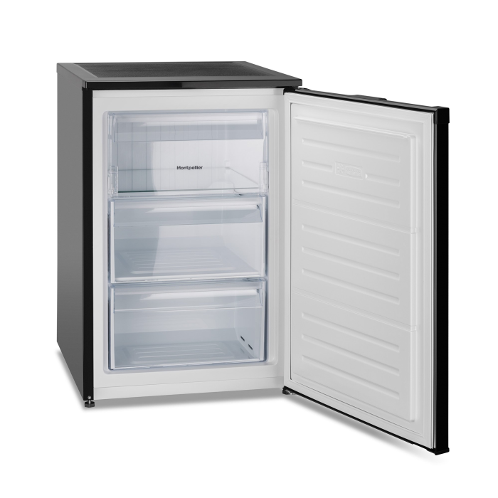 Montpellier MZF54BK 54cm Undercounter Freezer in Black