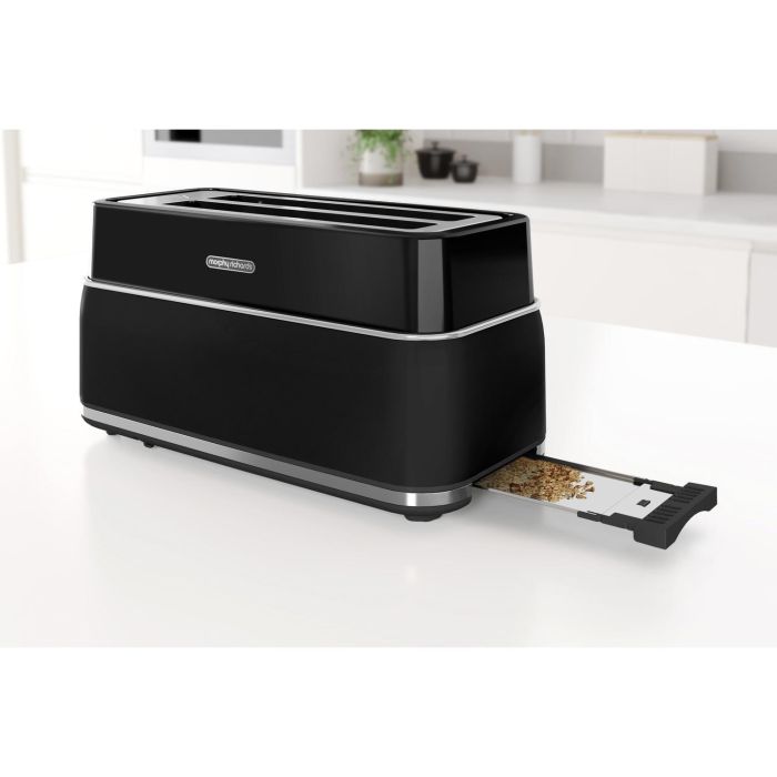 Morphy Richards 245744 Signature 4 Slice Toaster - Black
