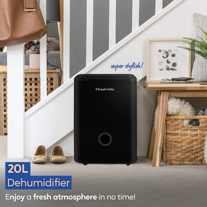 Russell Hobbs RHDH2002B 20L Dehumidifier - Black