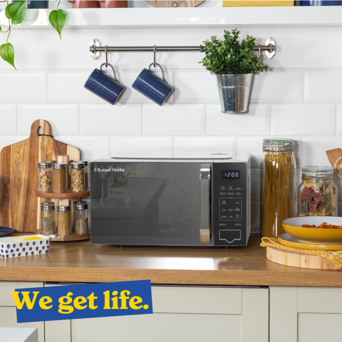 Russell Hobbs RHMT2045S  20 Litre Touch Control Digital Microwave - Silver