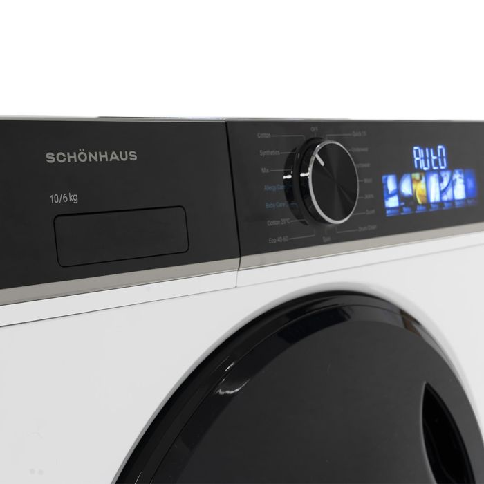 Schonhaus WDSF0110614AW 10kg/6kg 1400 Spin Washer Dryer