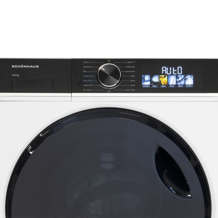 Schonhaus WDSF0110614AW 10kg/6kg 1400 Spin Washer Dryer