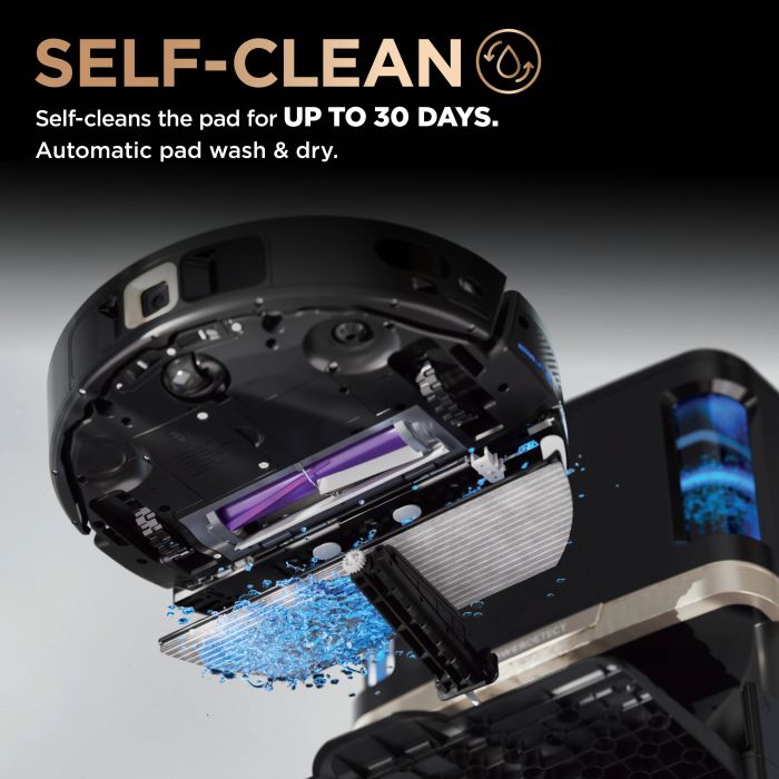 Shark PowerDetect NeverTouch Pro 2-in-1 Self-Empty, Self-Refill & Self-Clean Robot Vacuum & Mop - Black