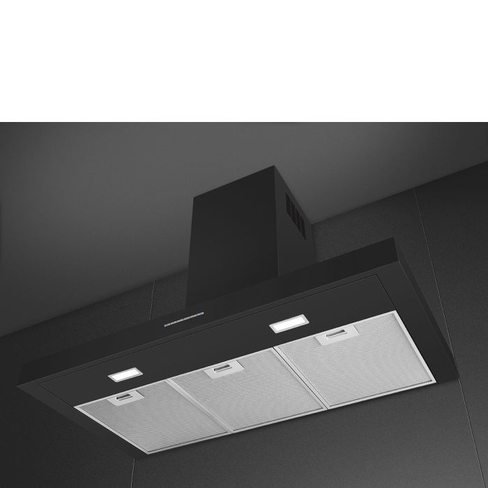 Smeg KBT900NE 90cm Chimney Hood - Matte Black