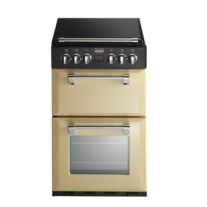 Stoves 444441979  550E 55cm Electric Rangecooker with Double Oven and Ceramic Hob - Champagne