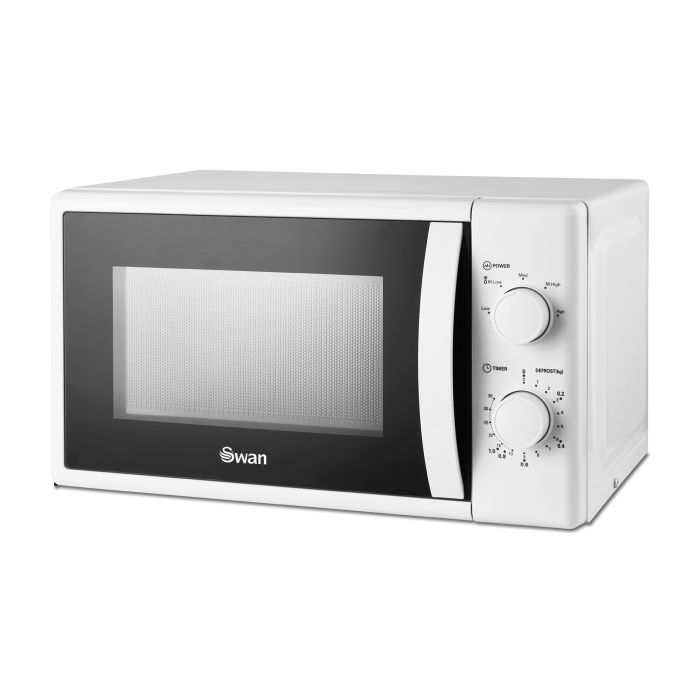 Swan SM4420WH 700W 20L Manual Microwave White 