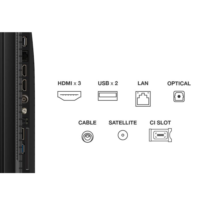 TCL 43P7K-UK 43inch 4K QLED Direct LED HDR Google TV