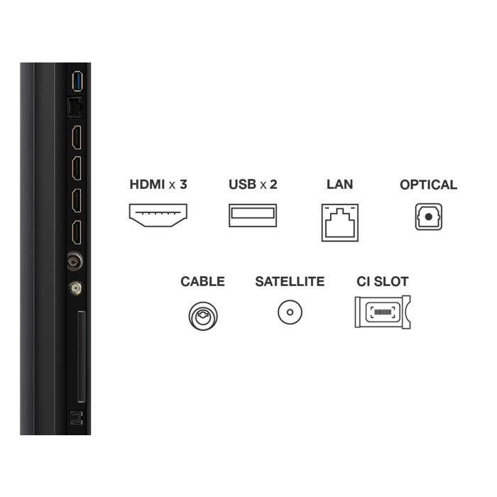 TCL 50C6KS-UK 50inch 4K Ultra HD QD-Mini LED TV