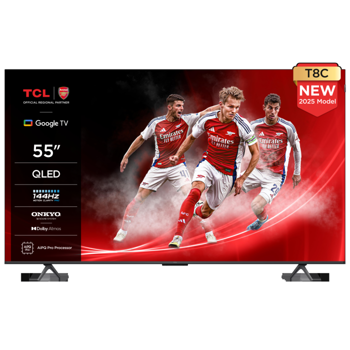 TCL 55T8C-UK 55inch 4K QLED HDR Ultra HD Google TV