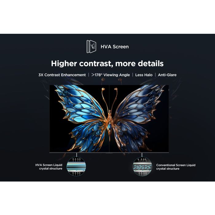 TCL 75P7K-UK 75inch 4K QLED Direct LED HDR Google TV