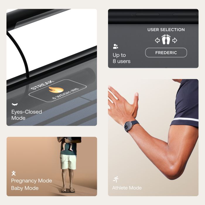 WITHINGS WBS08 Body Scan Smart Scale - Black