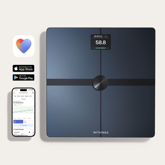 WITHINGS WBS13B Body Smart Scale - Black