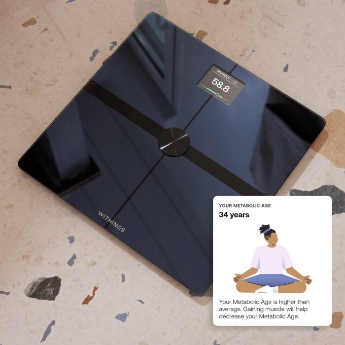 WITHINGS WBS13B Body Smart Scale - Black