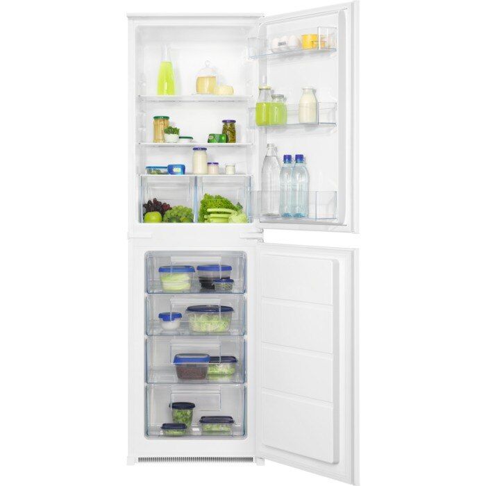 Zanussi ZNFN18FS5 177.2Cm Tall Low Frost 50/50 Built In Fridge Freezer
