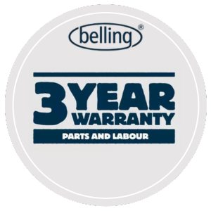 Belling Three Year Warranty