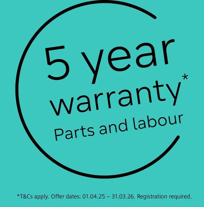 Siemens 5 year warranty