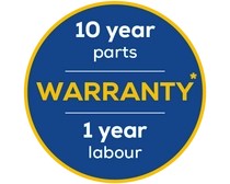 Beko 10 year parts 1 year labour warranty